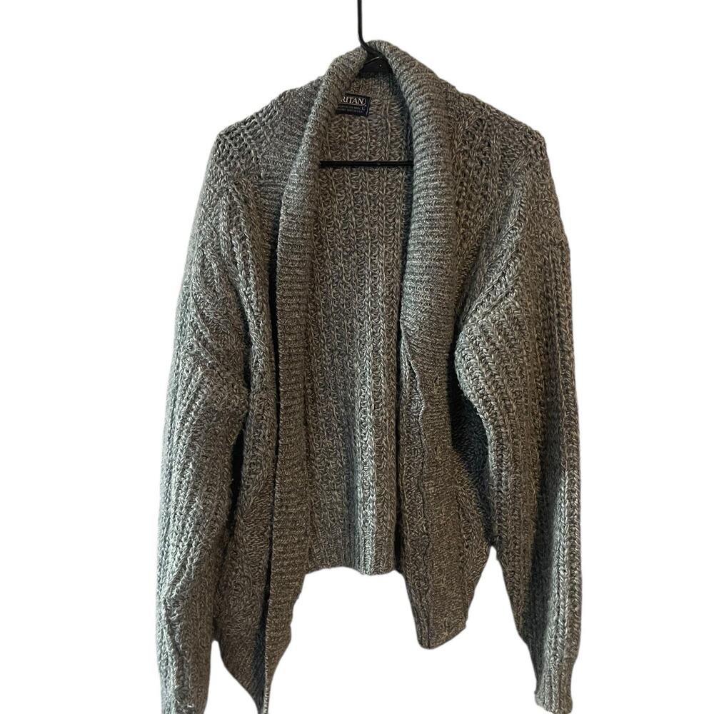 Vintage Puritan Wool Cardigan Grey Scotland